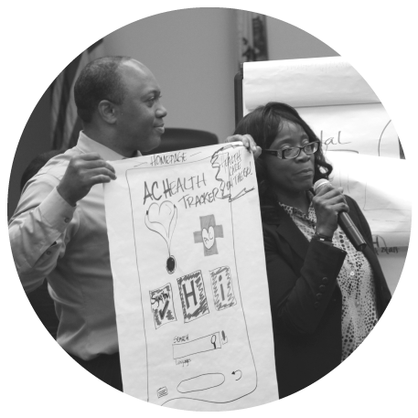 citizen-circle Duo presenting their app idea at the Alameda County Citizen's Academy